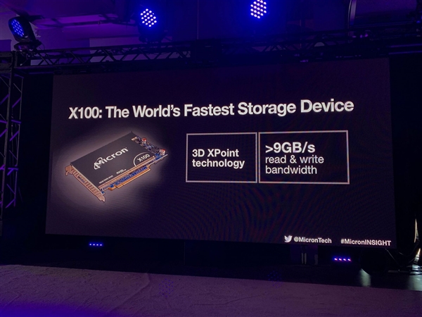 9GB/s读写速度 美光发布当前世界最快SSD X100