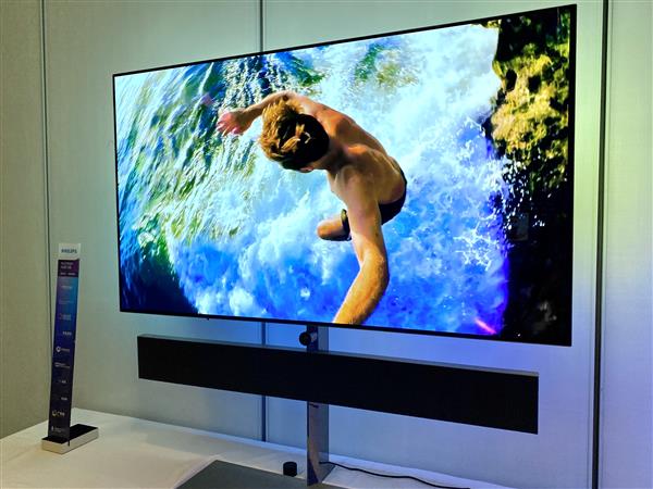 飞利浦发布65寸OLED旗舰电视：与B&W合作、售29999元