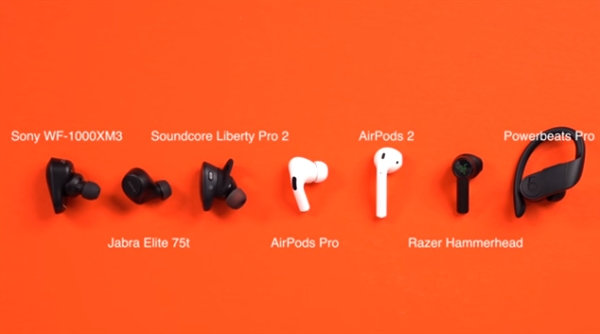 外媒横评七款真无线蓝牙耳机：苹果AirPods Pro碾压式夺冠