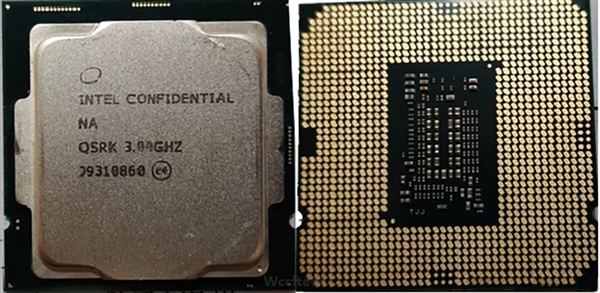 Intel十代酷睿桌面ES散片谍照及CPU-Z曝光