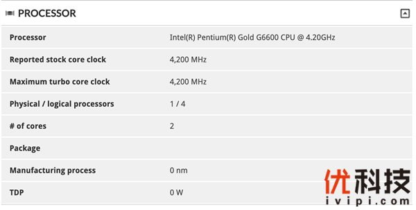 Intel十代奔腾G6600、赛扬G5900现身：提频最多200MHz