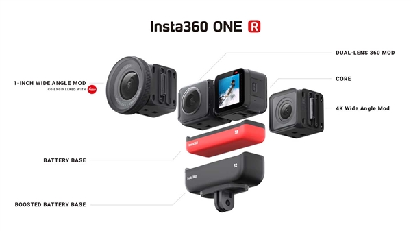 Insta360发布模块化运动相机ONE R：三大模块组成