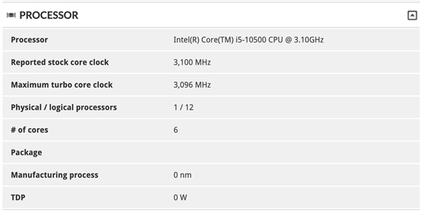 十代酷睿i9-10900首次露面：10核心、睿频4.9GHz