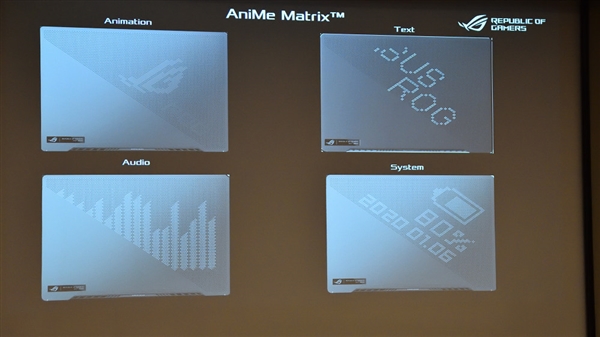 华硕首发锐龙4000H游戏本：6536个打孔的灯效屏幕