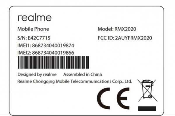 realme C3通过FCC认证：印度市场全新性价比机型