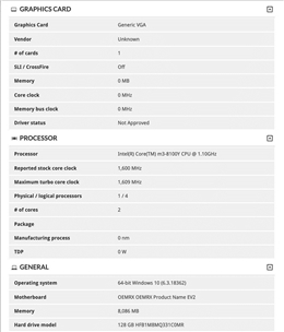 微软Surface Go 2参数曝光：或换装酷睿m3-8100Y处理器