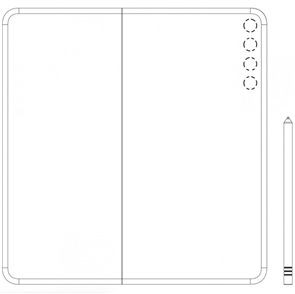 Mate X2？华为全新折叠屏专利曝光：6摄设计 自带手写笔
