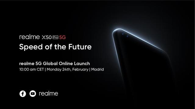realme全球首场发布会来袭：5G旗舰新机真我X50 Pro 5G将亮相