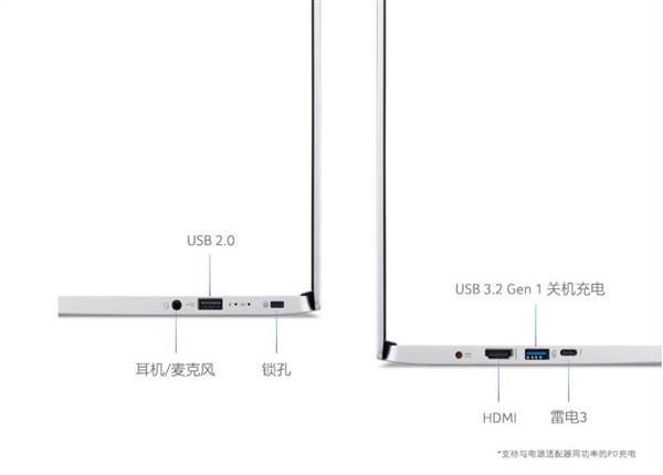 5499元16G+512G起步 宏碁新蜂鸟Swift 3上架：100% sRGB 2K屏