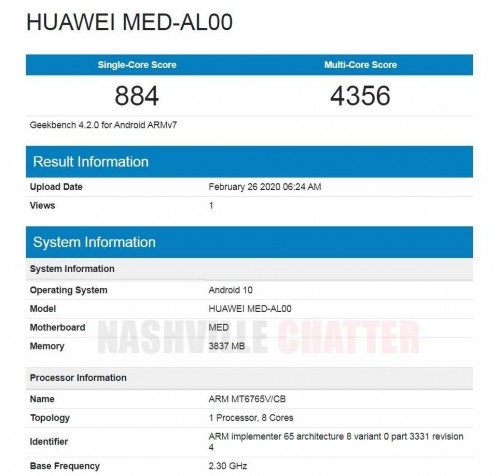 <a href='https://www.huawei.com/cn/?ic_medium=direct&ic_source=surlen' target='_blank'><u>华为</u></a>Helio P35新机曝光：疑似畅享系列 5000mAh大电池加持