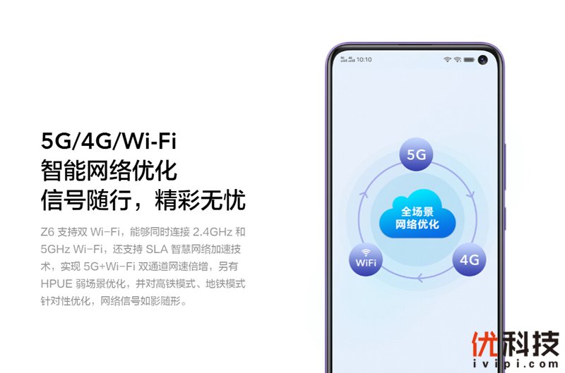 超长续航双模5G手机 vivo Z6优科技评测