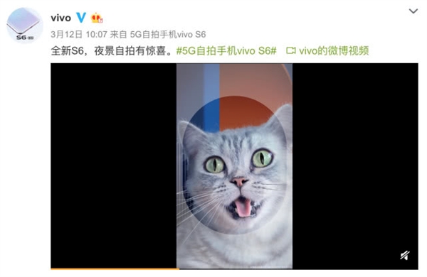 刘昊然代言 vivo S6 3月31日发布：奥利奥四摄/不足200g