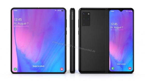 三星Galaxy Fold 2长什么样？屏占比超乎想象