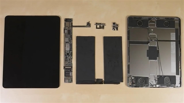 2020款12.9寸iPad Pro视频拆解：电池容量与上代一致、激光雷达揭秘