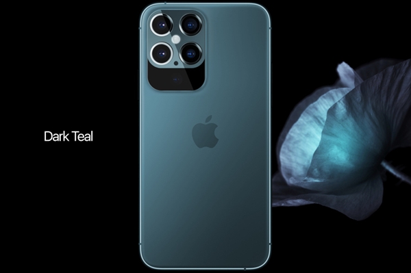 iPhone 12 Pro最新概念渲染：自带下巴的五摄