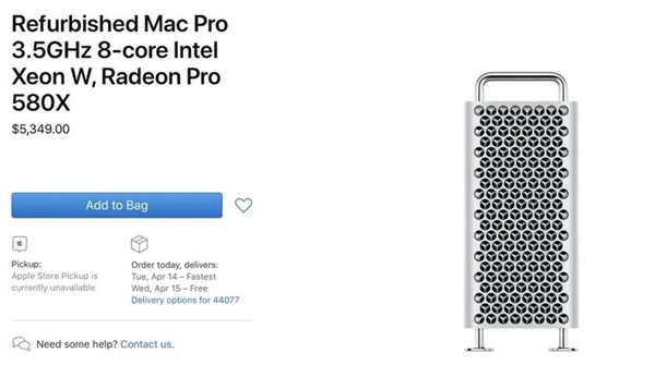 全球最贵台式机Mac Pro出翻新版：最高便宜近3万元