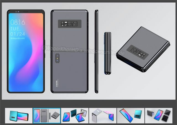 <a href='http://www.mi.com/' target='_blank'><u>小米</u></a>开发量产可折叠手机:上下折叠 类似Galaxy Z Flip