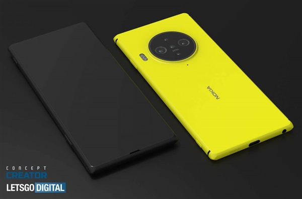 神似Lumia！诺基亚1亿像素5摄+完美全面屏新机渲染图曝光