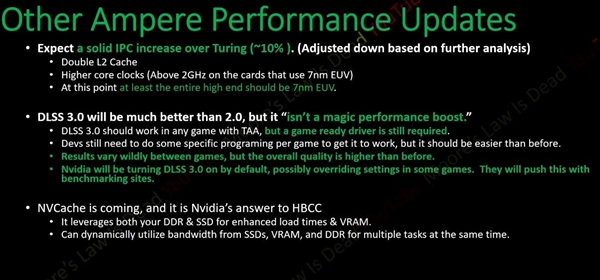 NVIDIA RTX 3080 Ti无死角曝光：游戏性能较2080 Ti提升70%、功耗不变