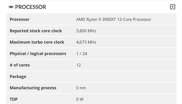 AMD锐龙3000XT系列首次现身：频率没那么高？