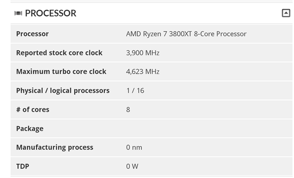 AMD锐龙3000XT系列首次现身：频率没那么高？