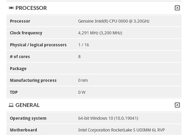 Intel 11代桌面酷睿首次现身：除了14nm 全变了