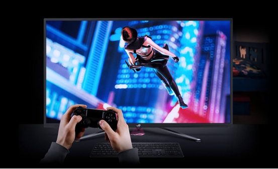 次世代主机PS5发布，4K大屏ROG XG438Q电竞显示器畅玩新体验