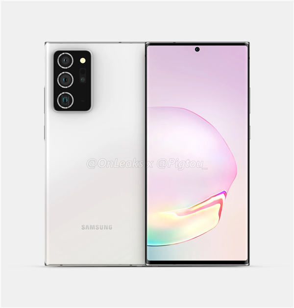 无缘高刷 三星Galaxy Note 20爆料：60Hz直屏/FHD+分辨率