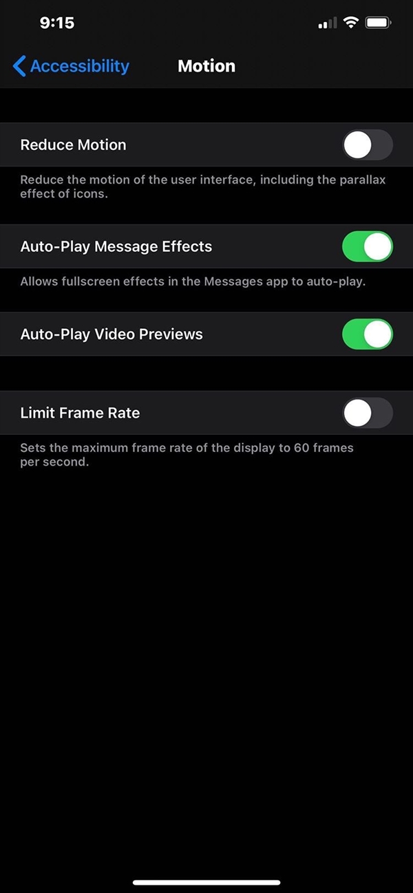 iOS 14中出现屏幕刷新率选项：iPhone 12 Pro上120Hz稳了？