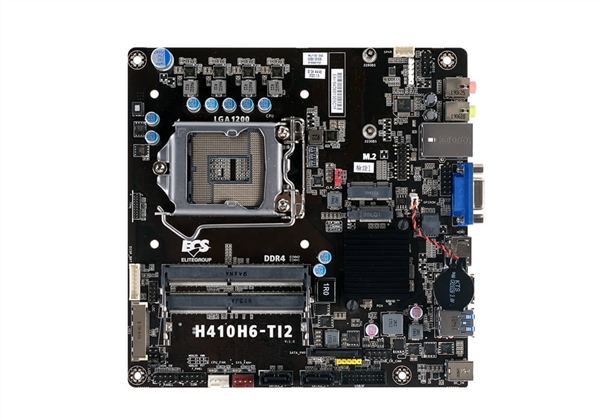 精英首发10代酷睿超薄迷你ITX H410主板：无需电源