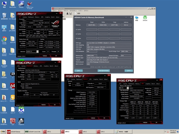 四通道DDR4内存超频新世界纪录：读取超136GB/s