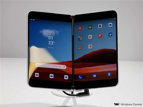 微软回归手机市场！Surface Duo获FCC认证：不支持NFC 不支持5G