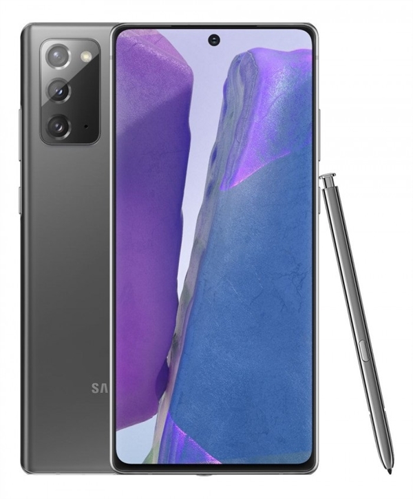 四种配色吸睛 三星Galaxy Note 20/Ultra最新高清图曝光