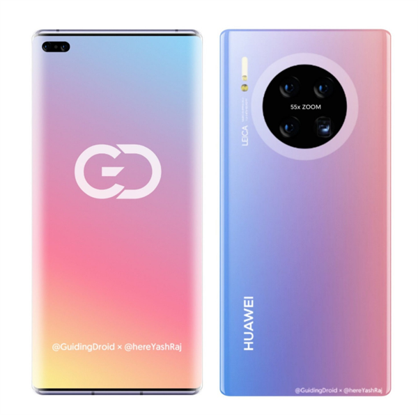 <a href='https://www.huawei.com/cn/?ic_medium=direct&ic_source=surlen' target='_blank'><u>华为</u></a>Mate 40、40 Pro外形细节曝光:更大曲率曲面屏+圆形四摄