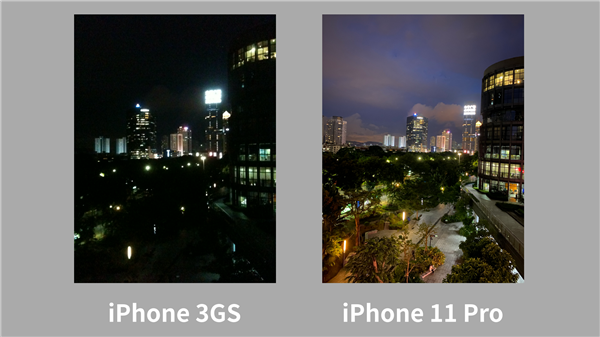 iPhone 11 Pro vs iPhone 3GS：十年的进步能有多大？