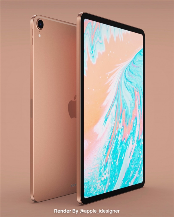iPad Air 4外形渲染图曝光：颜值大提升、也要搭载A14