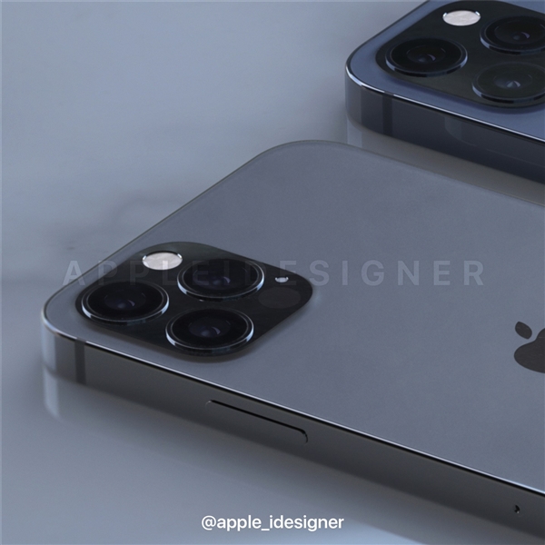iPhone 12 Pro系列最新外形渲染图曝光：浴霸三摄+LiDAR设计没跑了