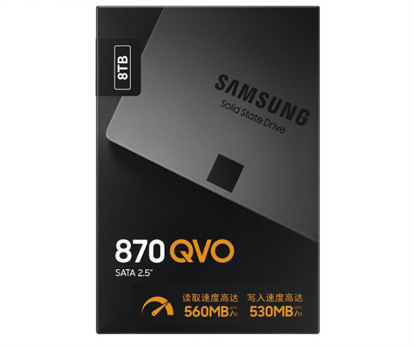 8799元！创纪录的三星8TB 870 QVO SSD终于上市