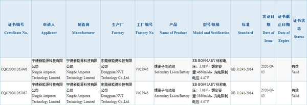 国行版<a href='https://www.samsung.com/cn/' target='_blank'><u>三星</u></a>Galaxy S21+电池容量曝光：增至4800mAh