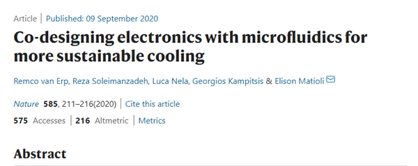 芯片温度不超过60°C 科学家找到全新散热方法：50倍性能提升