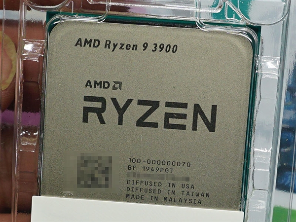 功耗骤降40W AMD 12核锐龙9 3900开卖：售价3815元