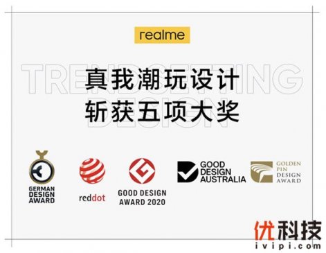 斩获多项国际顶级设计大奖 realme真我潮玩设计登上国际舞台