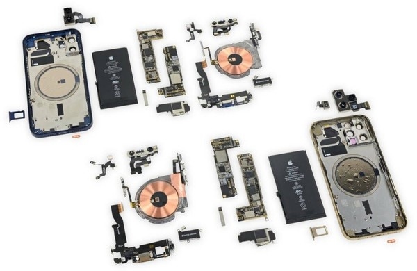 iFixit拆解iPhone 12/Pro：组件模块化设计、屏幕可互换