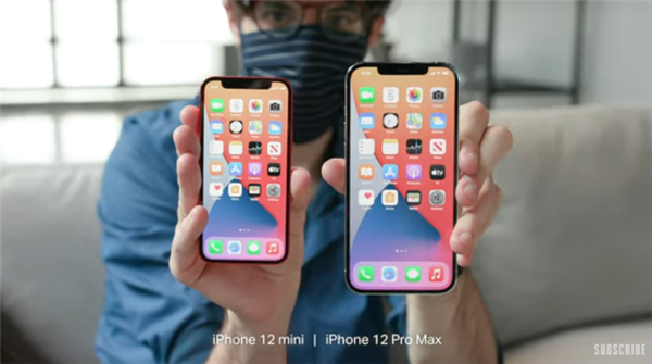 iPhone 12 mini、12 Pro Max真机对比图赏