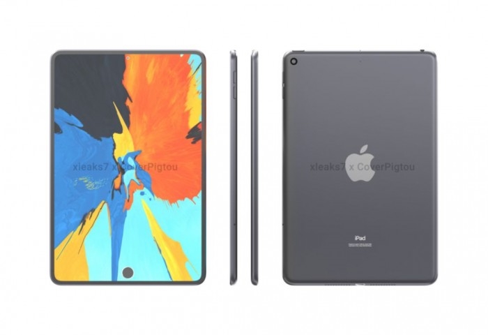 iPad mini 6高清渲染图曝光：屏下指纹识别 边框超窄