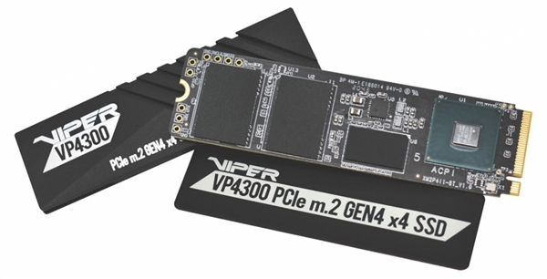 博帝发布新品VP4300：读速7.4GB/s系当前最快PCIe 4.0 SSD