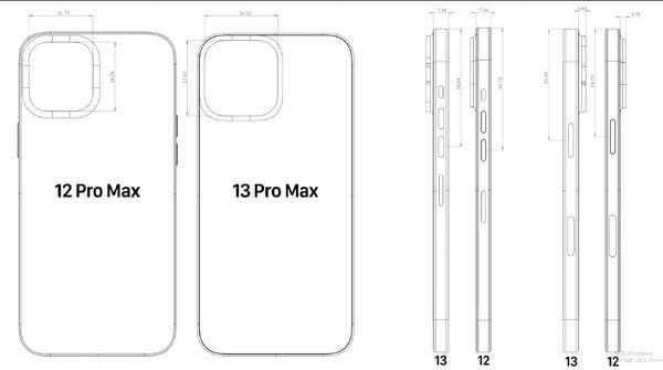 苹果史上最强手机！iPhone 13 Pro Max外形曝光