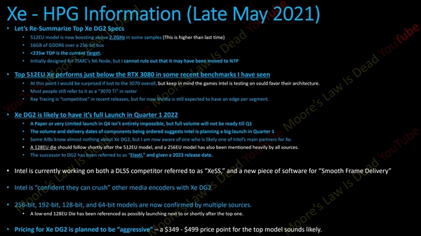 Intel DG2独立显卡实物曝光：性能直逼RTX 3080、价格太猛！