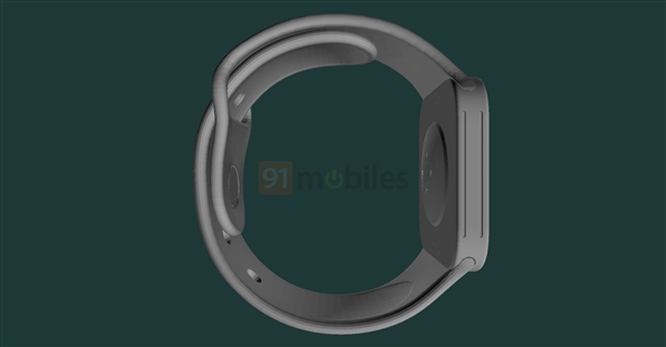 Apple Watch 7 CAD渲染图曝光：iPhone 12同款直角边、数字表冠