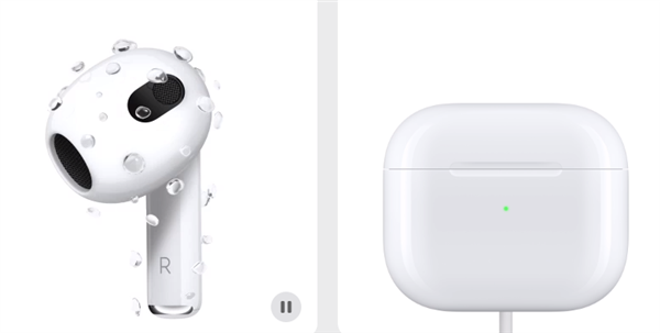 充电5分钟续航1小时！<a href='https://www.apple.com/cn/' target='_blank'><u>苹果</u></a>AirPods 3开售：1399元